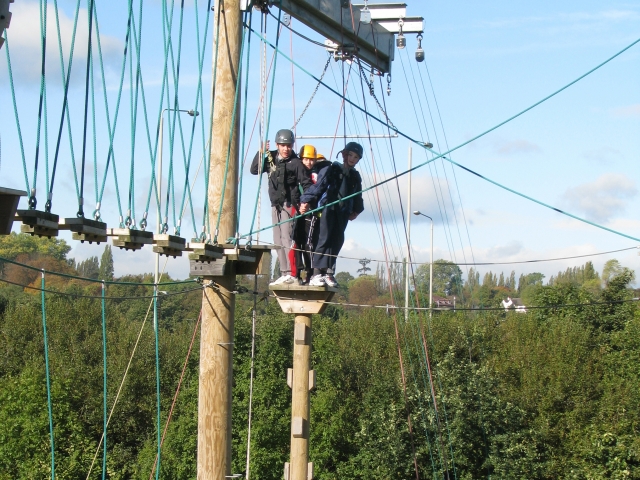 High ropes is a safe activity suitable for everyone
